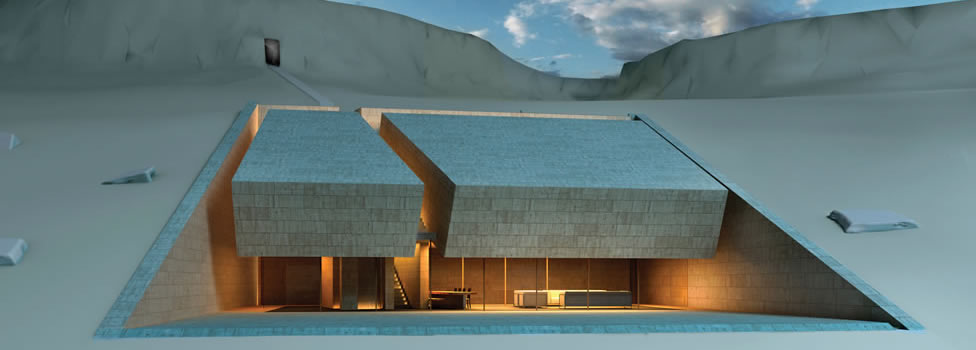 未来のプロジェクト ハウスカテゴリの勝者：MZ Architects、建物名称：瞑想ハウス＜レバノン＞