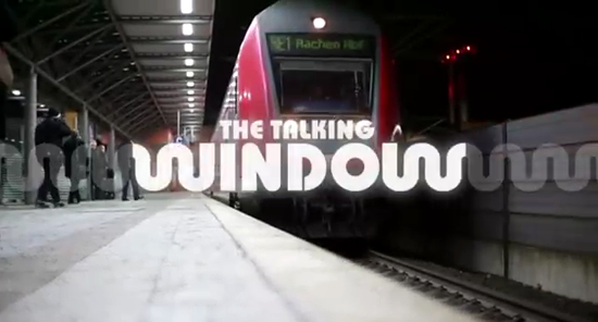 電車の窓は、新しい広告メディアになり得るか？